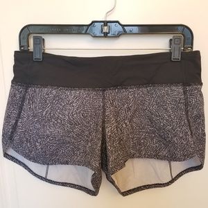 Lululemon Speed Shorts, Size 6